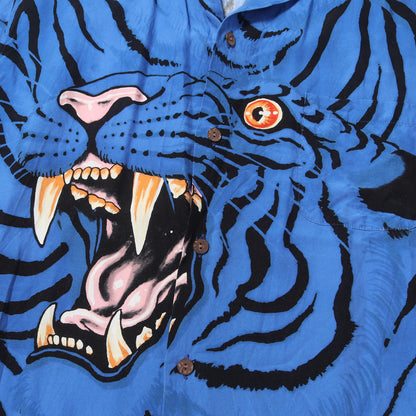 22AW ×TIM LEHI タイガー 虎柄レーヨン ハワイアンシャツ / アロハシャツ(S/S HAWAIIAN SHIRT)