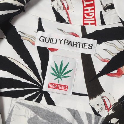 24SS ×HIGHTIMES マリファナ&百鬼夜行図浮世絵 ハワイアンシャツ / アロハシャツ(S/S HAWAIIAN SHIRT)