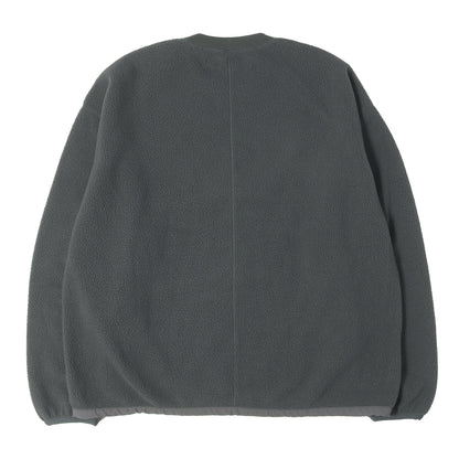 25AW ブランドロゴ刺繍 クルーネック ポーラテックフリース(FLEECE CREWNECK LS)