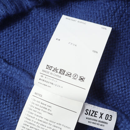 24AW アクリルニット カーディガン(WTAPS PALMER / SWEATER / ACRYLIC)