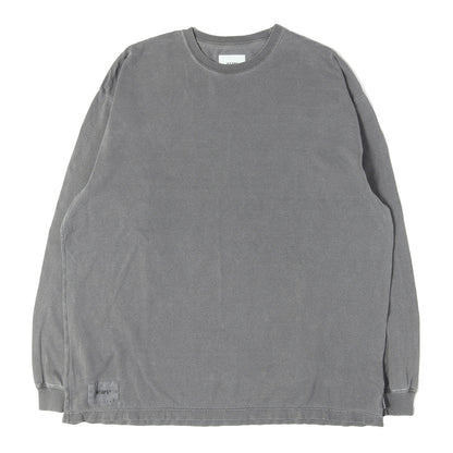 23AW オーバーダイ加工 ロングスリーブ Tシャツ(AII 03 / LS / COTTON. SIGN)