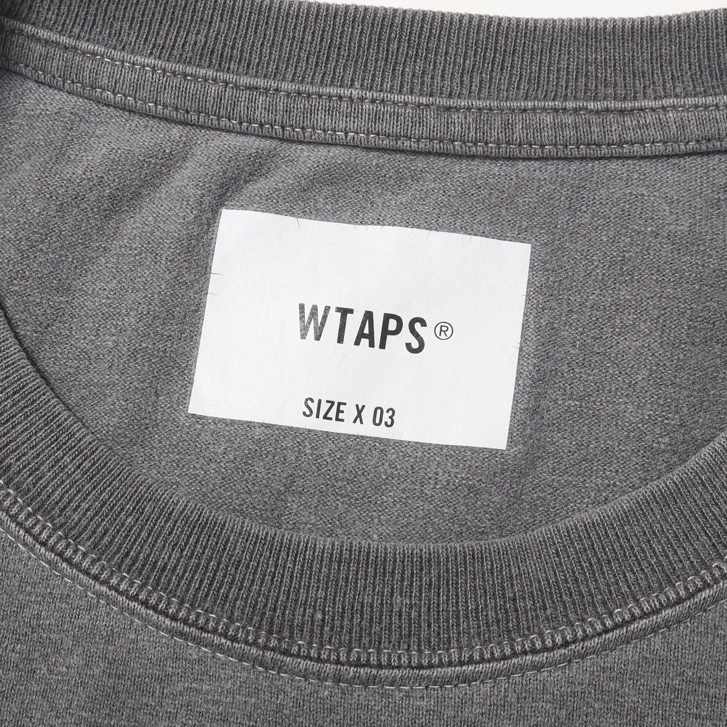 23AW オーバーダイ加工 ロングスリーブ Tシャツ(AII 03 / LS / COTTON. SIGN)