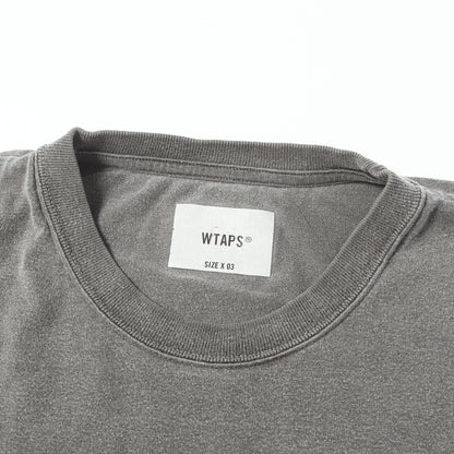 23AW ロゴ刺繍 ガーメントダイ Tシャツ(AII 01 / SS / COTTON. SIGN)