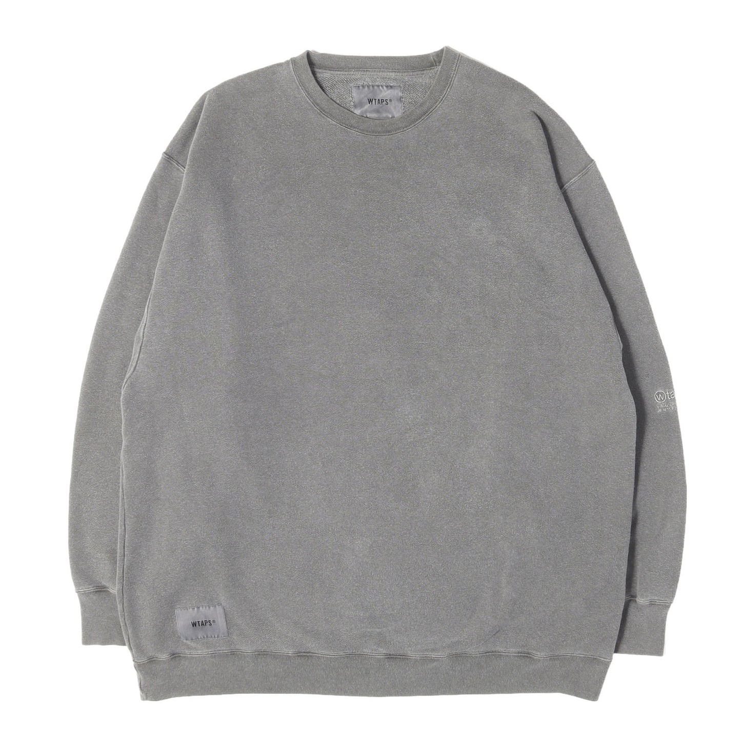 23SS ロゴ刺繍 製品染め クルーネック スウェット(BIRTH / SWEATER / COTTON)