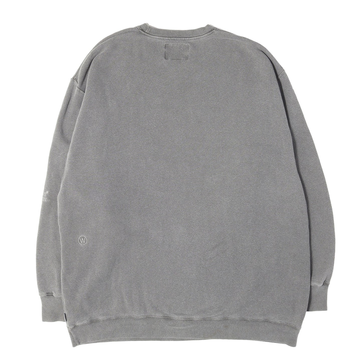 23SS ロゴ刺繍 製品染め クルーネック スウェット(BIRTH / SWEATER / COTTON)