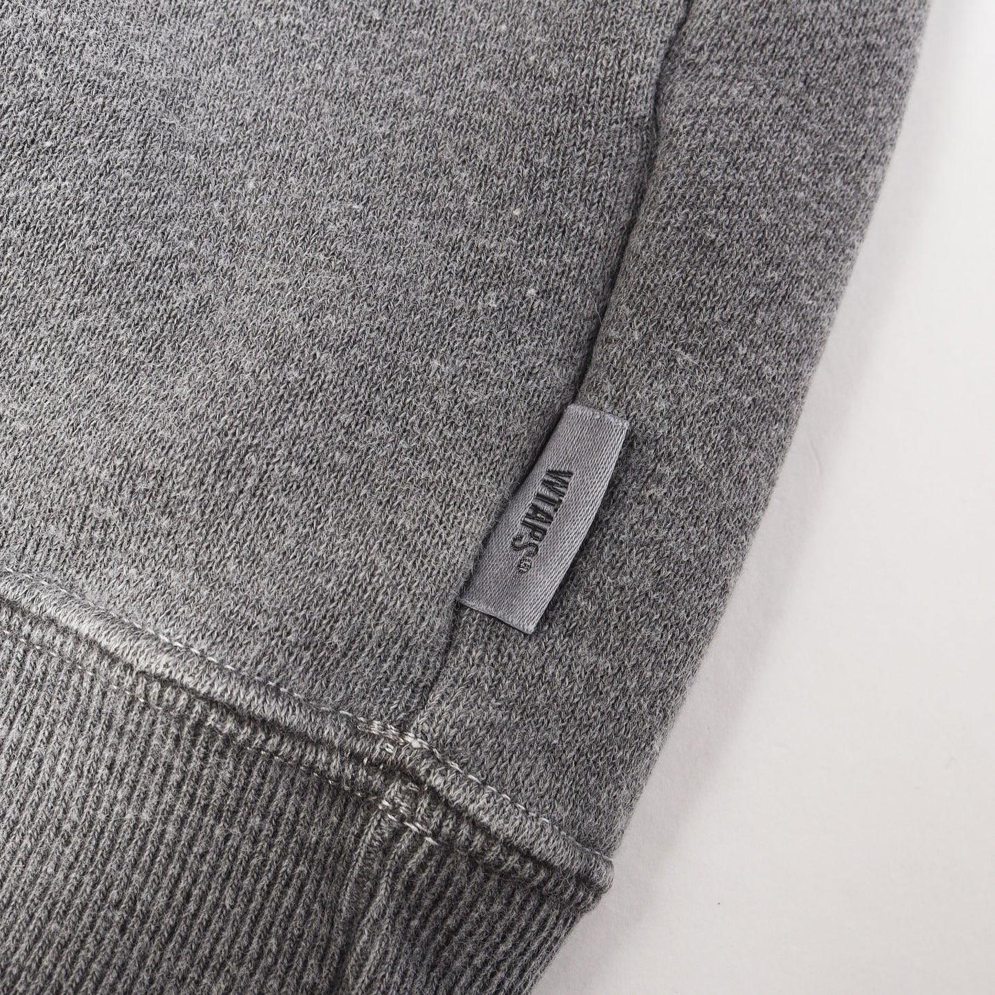 23SS ロゴ刺繍 製品染め クルーネック スウェット(BIRTH / SWEATER / COTTON)