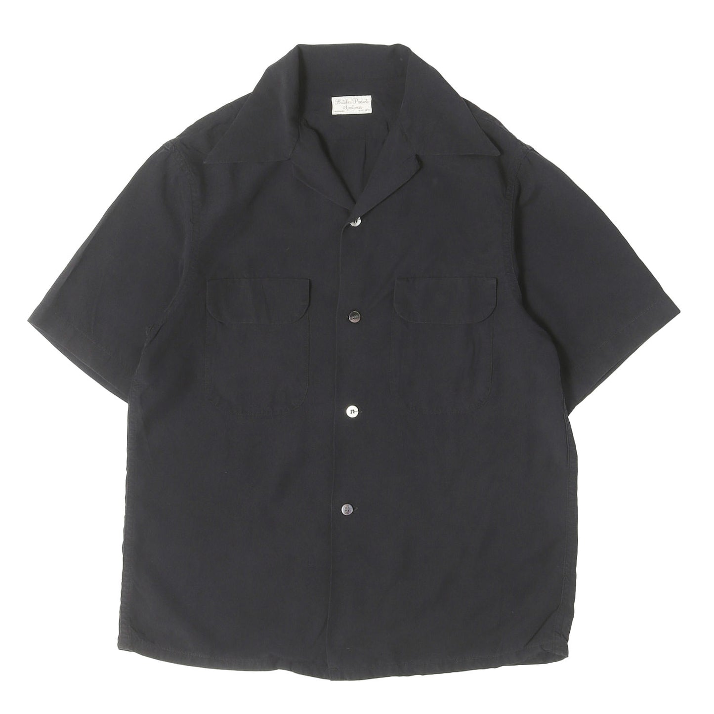 BUTCHER PRODUCTS オープンカラー レーヨン 半袖シャツ