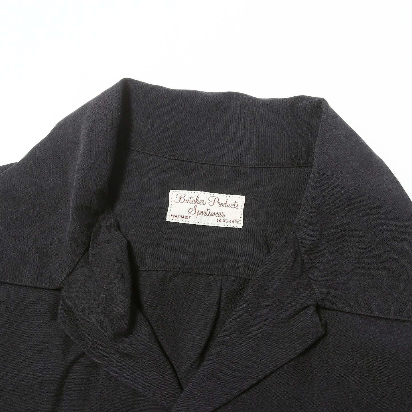 BUTCHER PRODUCTS オープンカラー レーヨン 半袖シャツ