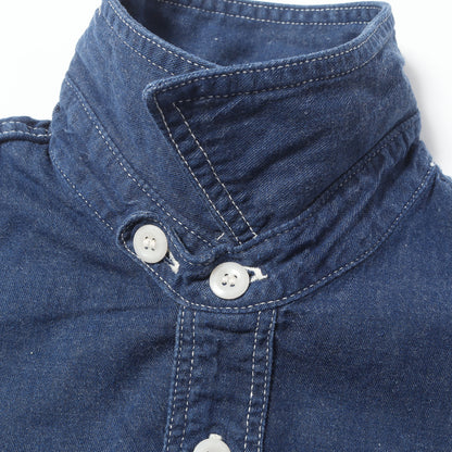 Lot.345 チンスト付き デニム ワークシャツ