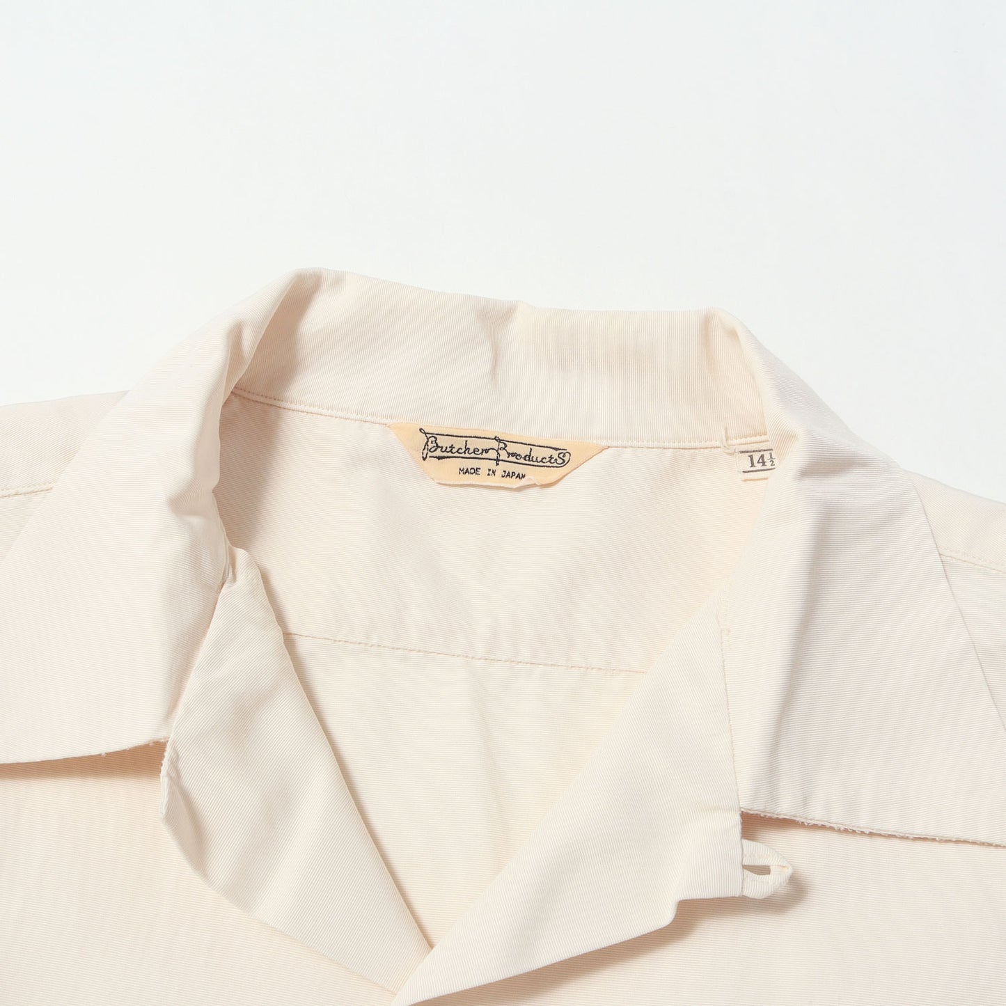 BUTCHER PRODUCTS オープンカラー ナイロン 半袖シャツ