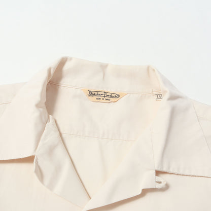 BUTCHER PRODUCTS オープンカラー ナイロン 半袖シャツ