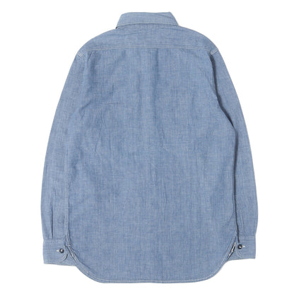 BUTCHER PRODUCTS マチ付き シャンブレーシャツ