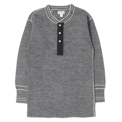 BUTCHER PRODUCTS Lot.254 ヘンリーネック リブ ロングスリーブ Tシャツ