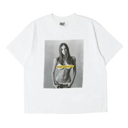 25SS ×Stie-lo ×Mike Dowson ヌードフォト Tシャツ(Naked Fashion Girls T-Shirt)
