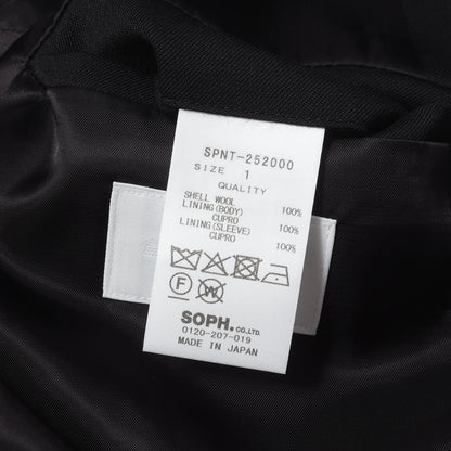 25AW ウールフランネル 2つボタン テーラードジャケット(FLANNEL WOOL STANDARD 2BUTTON JACKET)