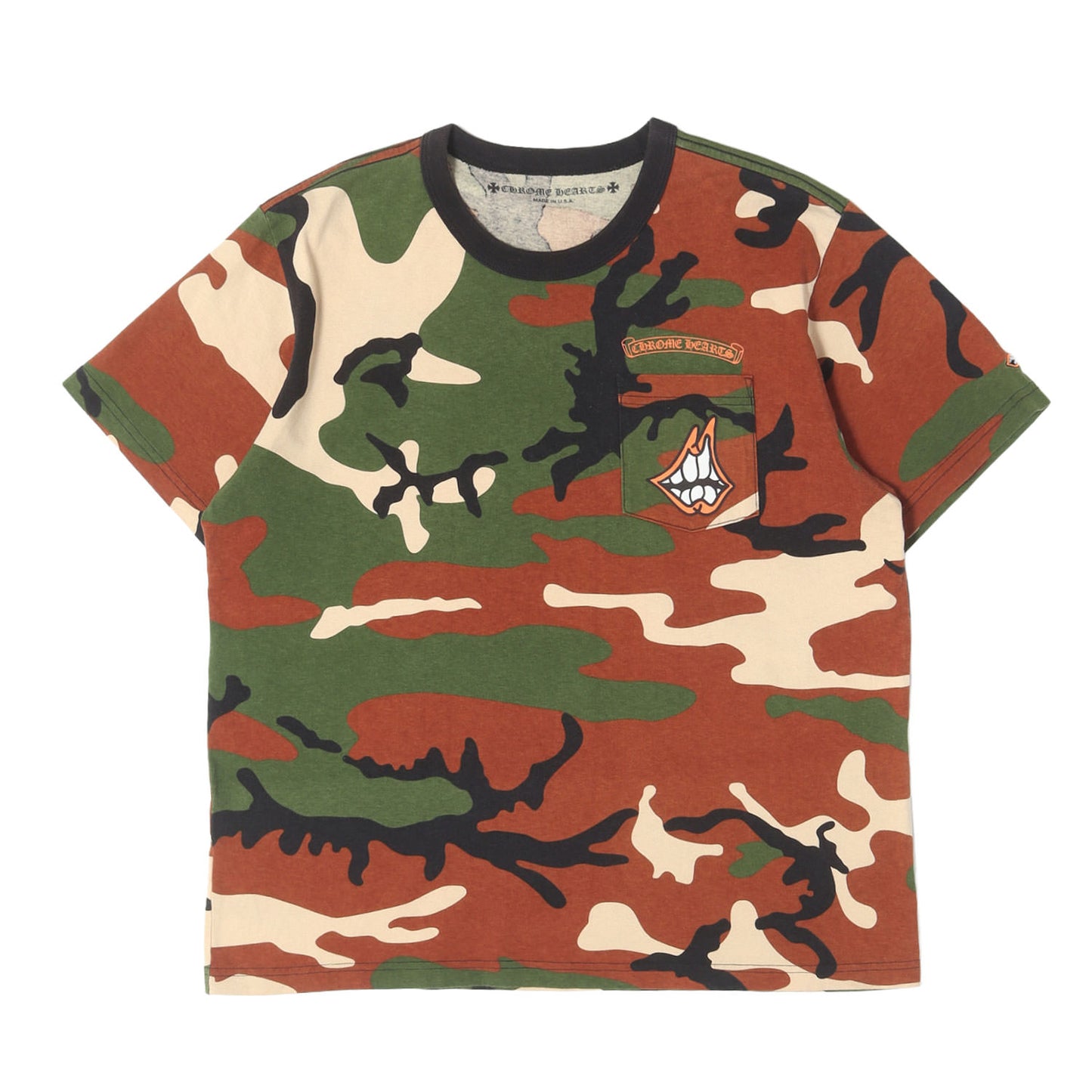 ×matty boy グラフィック カモフラージュ ポケットTシャツ(PPO CAUTION)