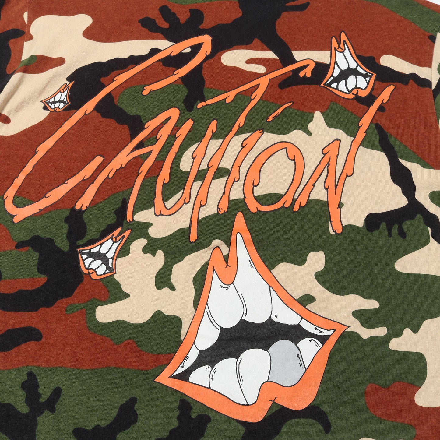 ×matty boy グラフィック カモフラージュ ポケットTシャツ(PPO CAUTION)