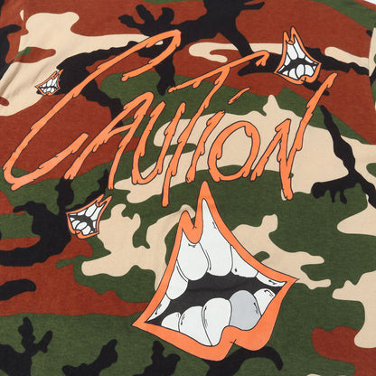 ×matty boy グラフィック カモフラージュ ポケットTシャツ(PPO CAUTION)