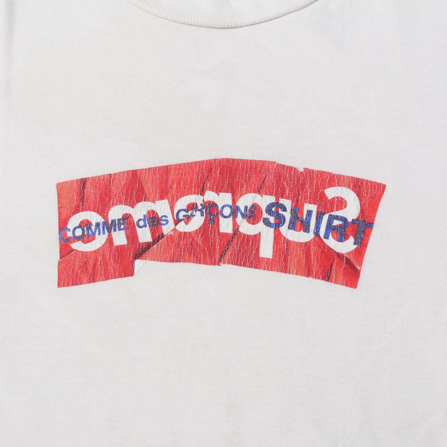 ×COMME des GARCONS SHIRT BOXロゴ Tシャツ(Box Logo Tee)