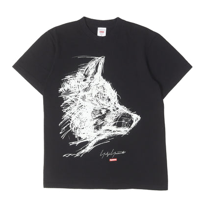 20AW ×Yohji Yamamoto ウルフ グラフィック Tシャツ(Scribble Wolf Tee)