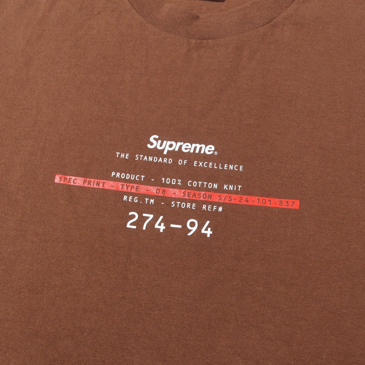 24SS スタンダード クルーネック Tシャツ(Sandard Tee)