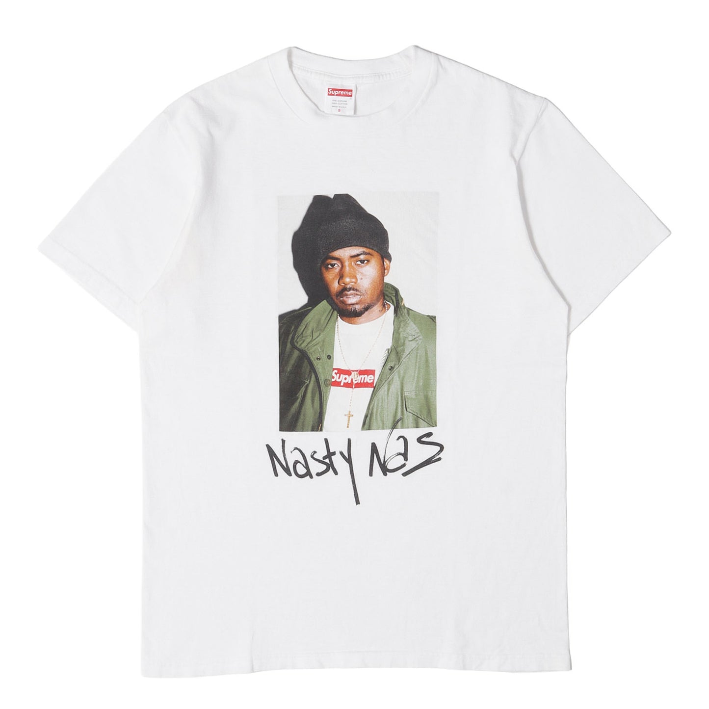 ナズ フォト クルーネック Tシャツ(Nas Tee)