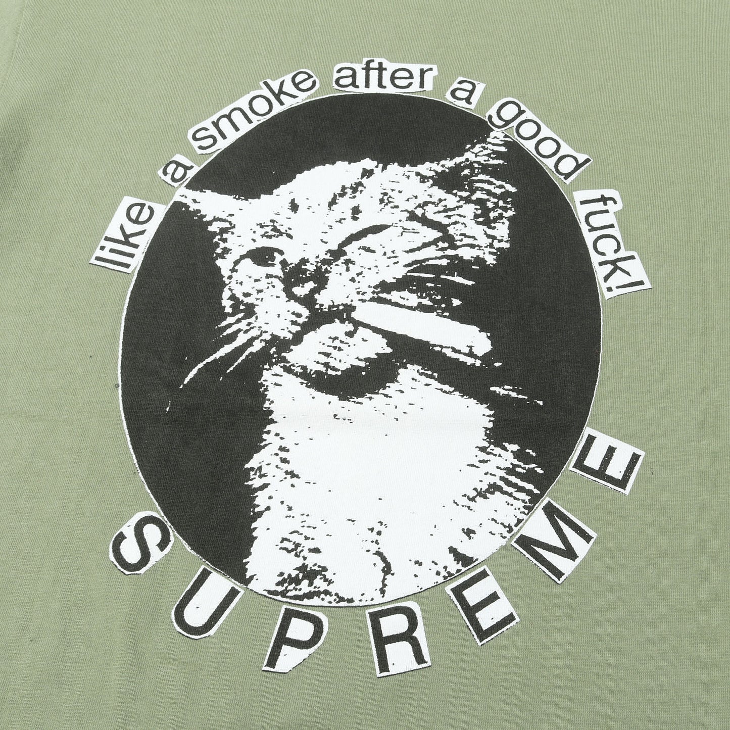23SS キャット グラフィック Tシャツ(Smoke Tee)