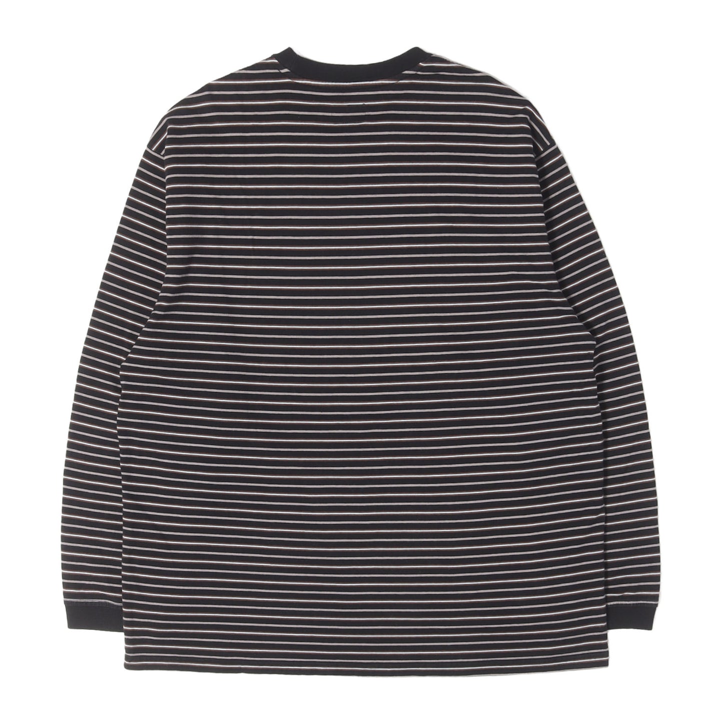 21SS ブランドロゴ ストライプ ロングスリーブ Tシャツ(Thin Stripe L/S Top)