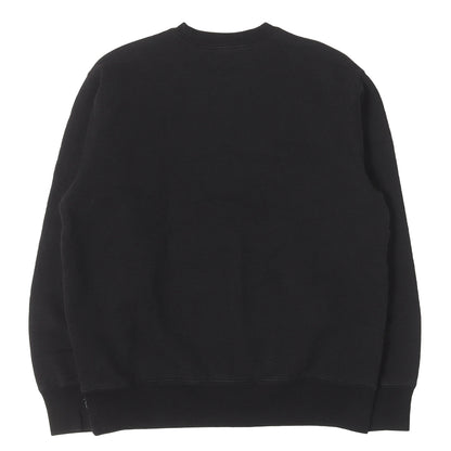 ブランドロゴ刺繍 パネル スウェット(Zig Zag Stitch Panel Crewneck)
