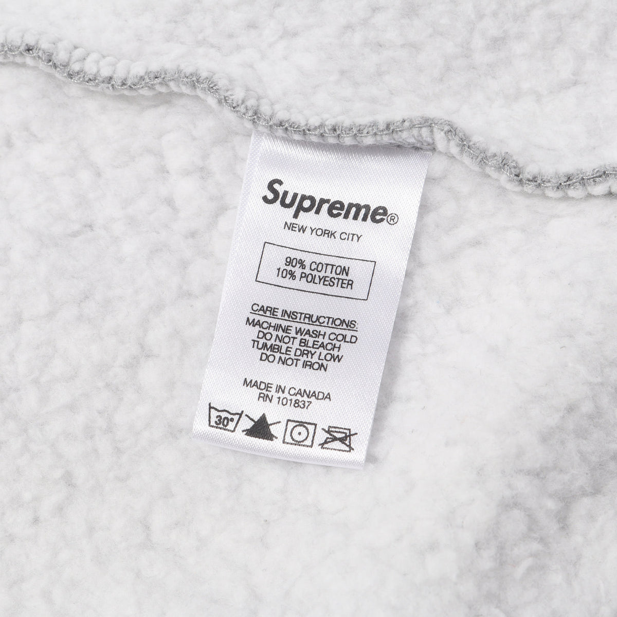 スモールBOXロゴ ジップ スウェットパーカー(Small Box Zip Up Hooded Sweatshirt)