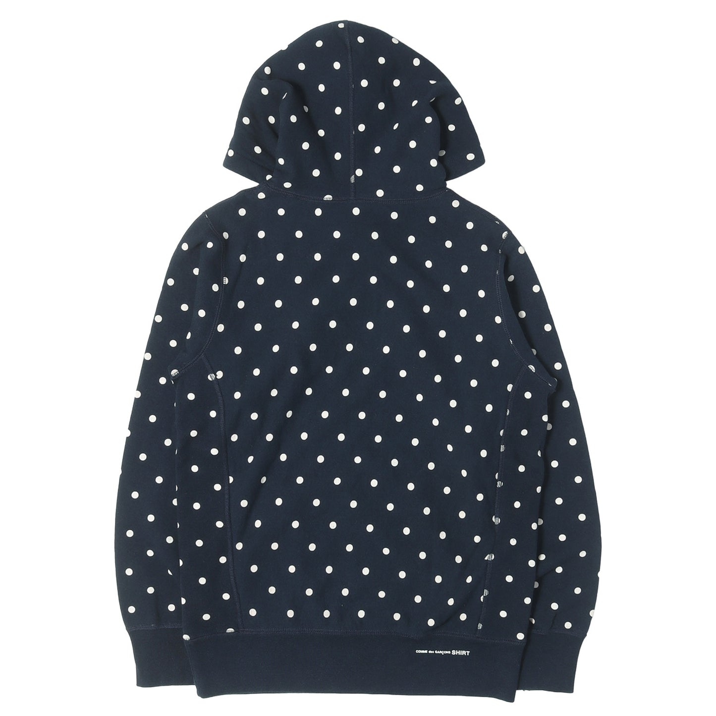 ×COMME des GARCONS SHIRT ドット柄 BOXロゴ スウェットパーカー(Box Logo Hoodie)