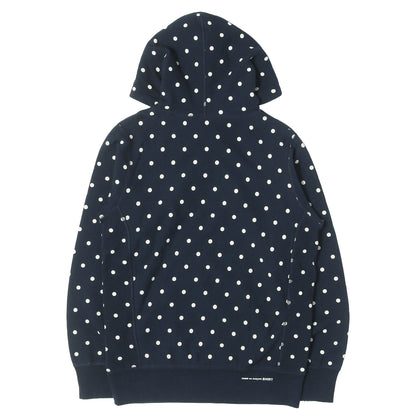×COMME des GARCONS SHIRT ドット柄 BOXロゴ スウェットパーカー(Box Logo Hoodie)