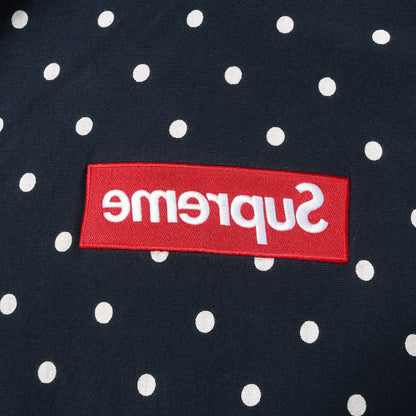 ×COMME des GARCONS SHIRT ドット柄 BOXロゴ スウェットパーカー(Box Logo Hoodie)