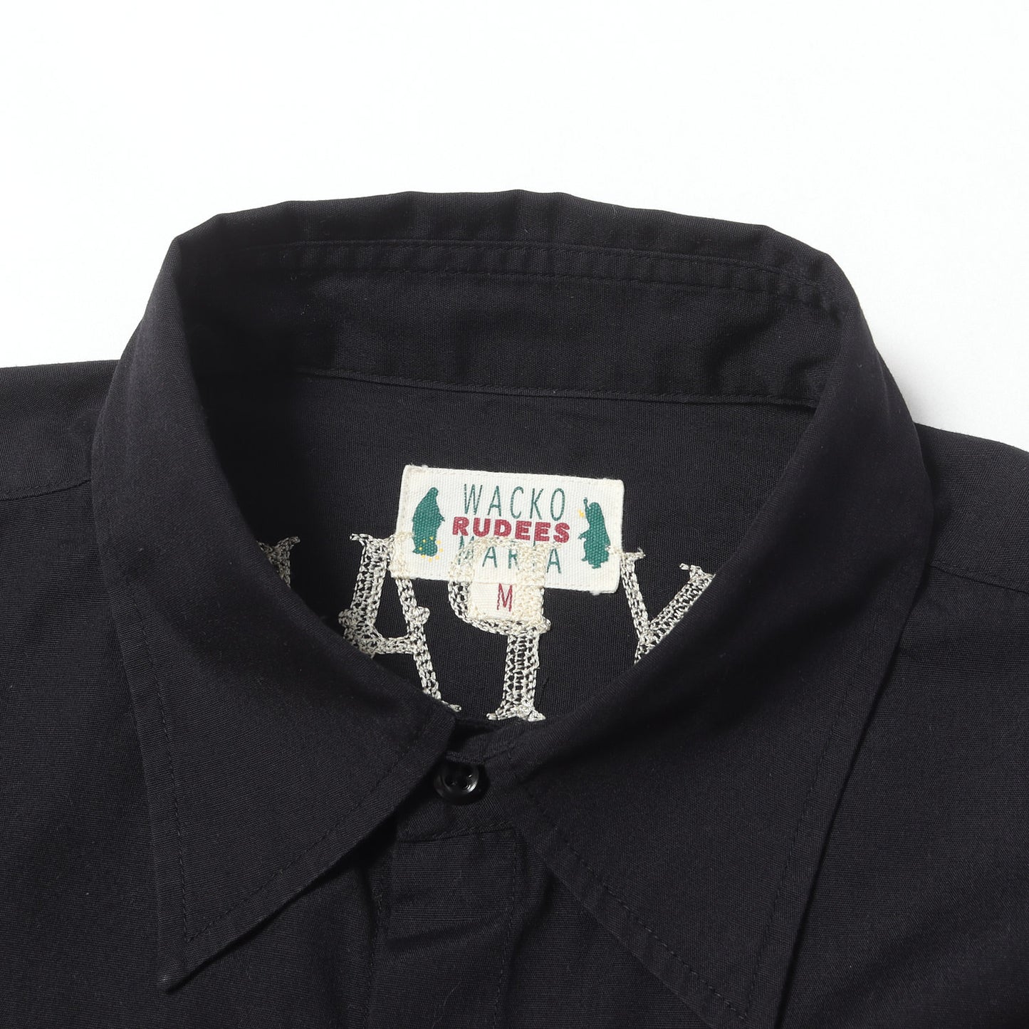 スカル刺繍 カスタム T/C ワークシャツ