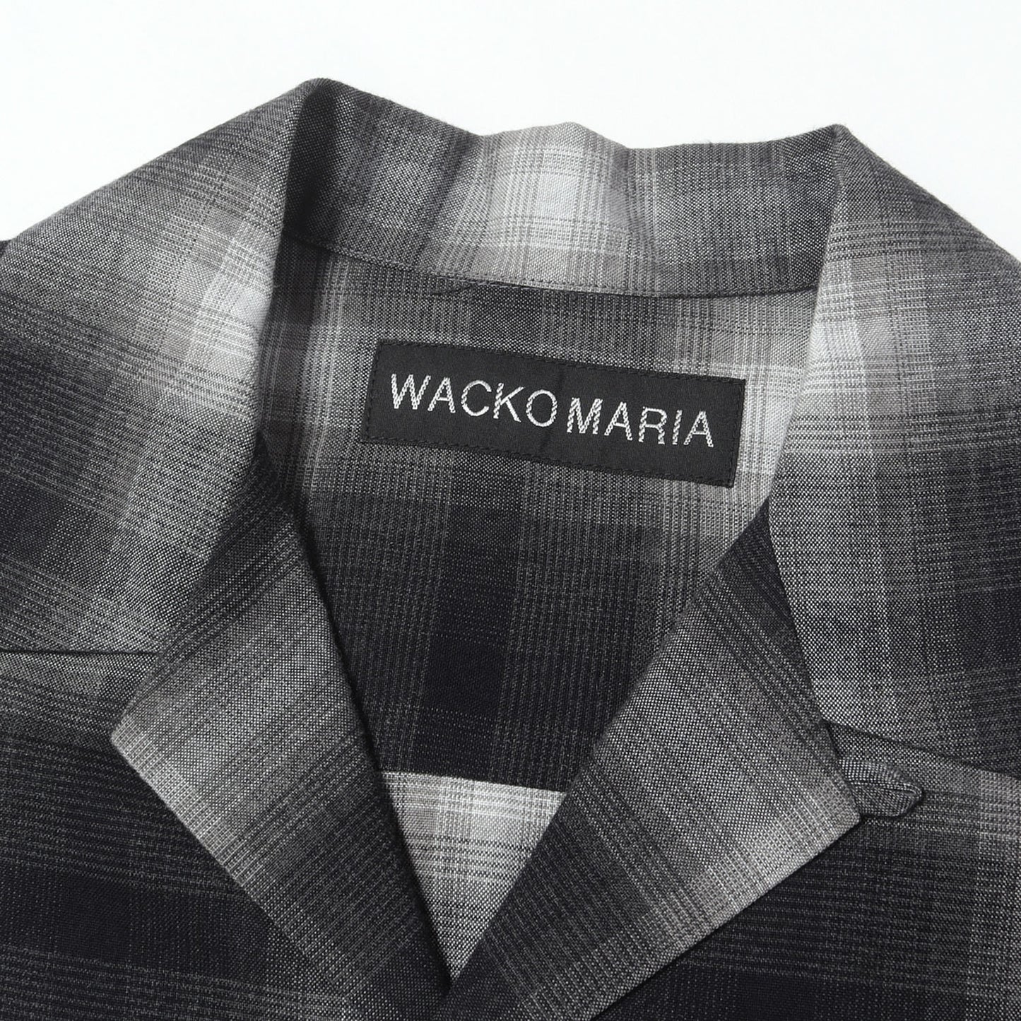 25SS オンブレチェック オープンカラー レーヨン 半袖シャツ(OMBRAY CHECK OPEN COLLAR SHIRT S/S)