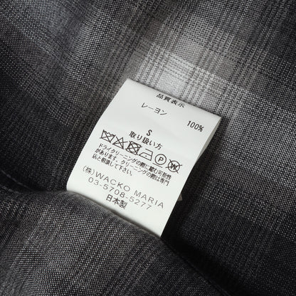 25SS オンブレチェック オープンカラー レーヨン 半袖シャツ(OMBRAY CHECK OPEN COLLAR SHIRT S/S)