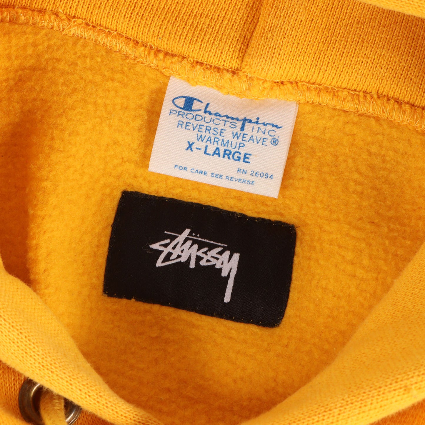 ×Champion ストックロゴ刺繍 リバースウィーブ スウェットパーカー