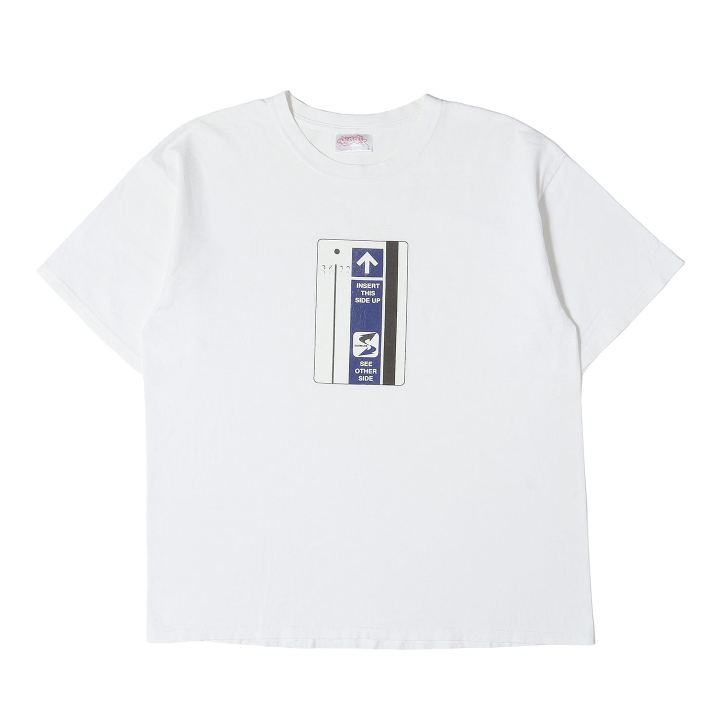 00s グラフィックプリント クルーネック Tシャツ