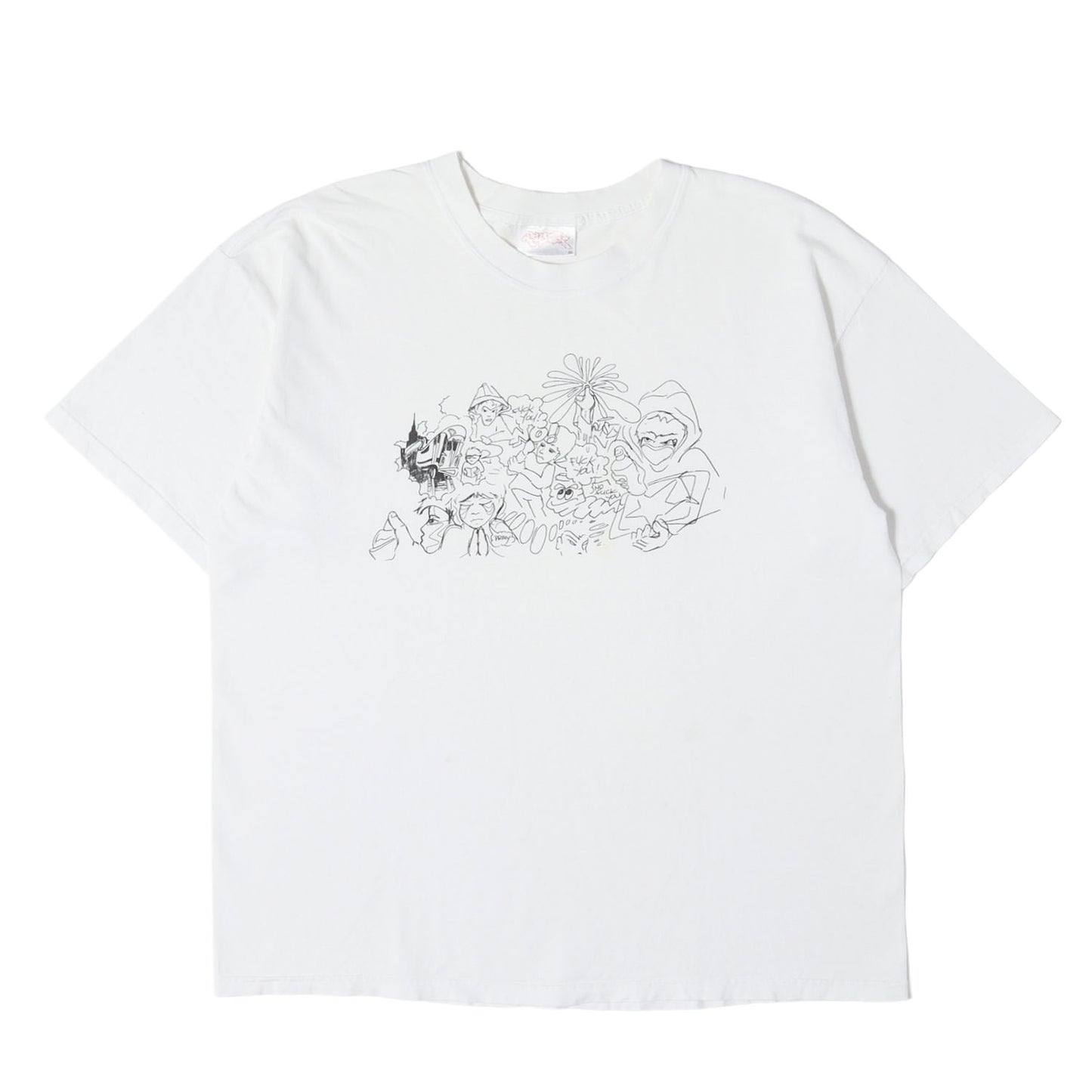 00s グラフィックプリント クルーネック Tシャツ
