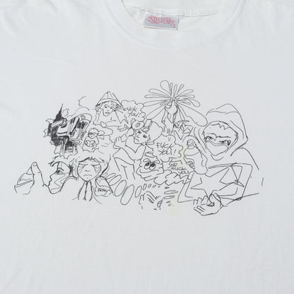 00s グラフィックプリント クルーネック Tシャツ