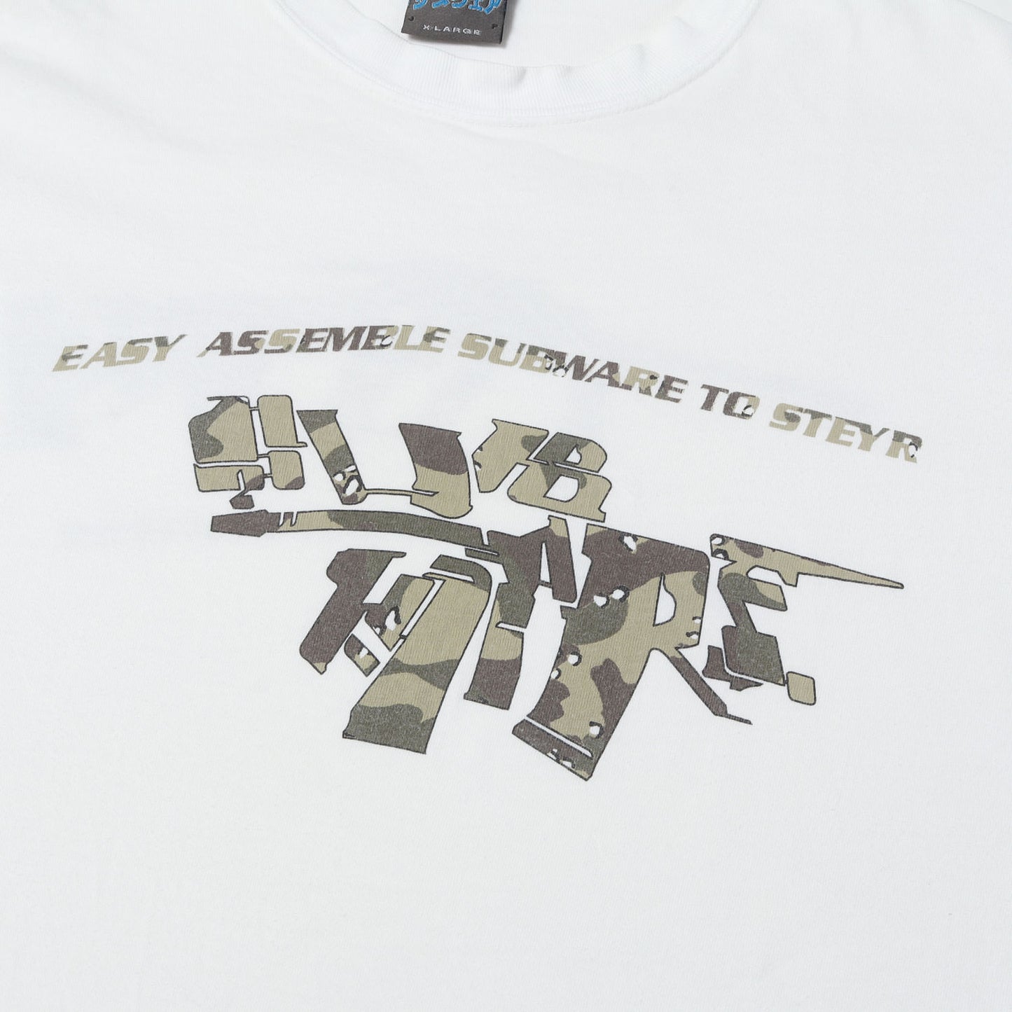 00s SK8THING NYJP デザートカモ グラフィック Tシャツ