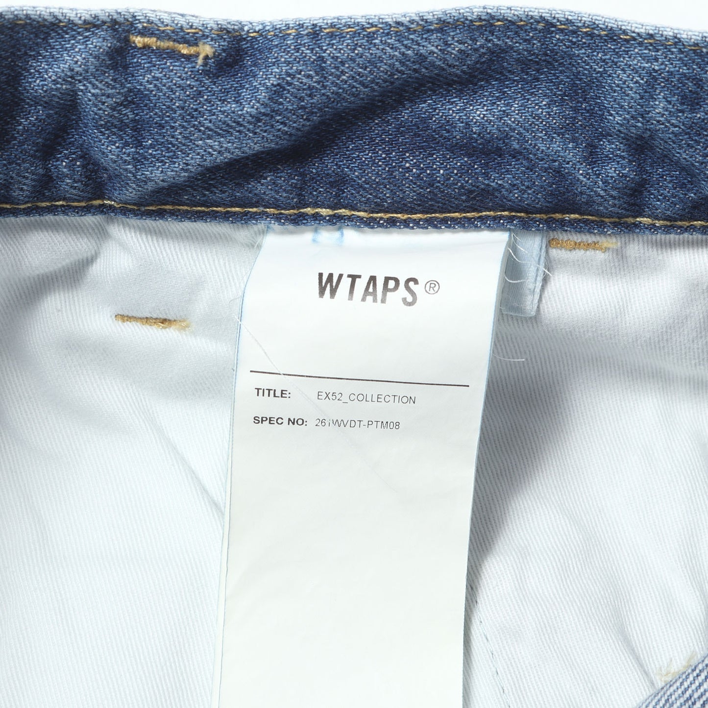 26SS ストーンバイオブリーチ加工 1タック デニム ショーツ(BLUES STRAIGHT / SHORTS / COTTON. DENIM)