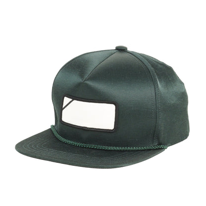 24SS ワッペン付き サテン 5パネルキャップ(MILITIA 02 / CAP / CTRY. SATIN. JD)