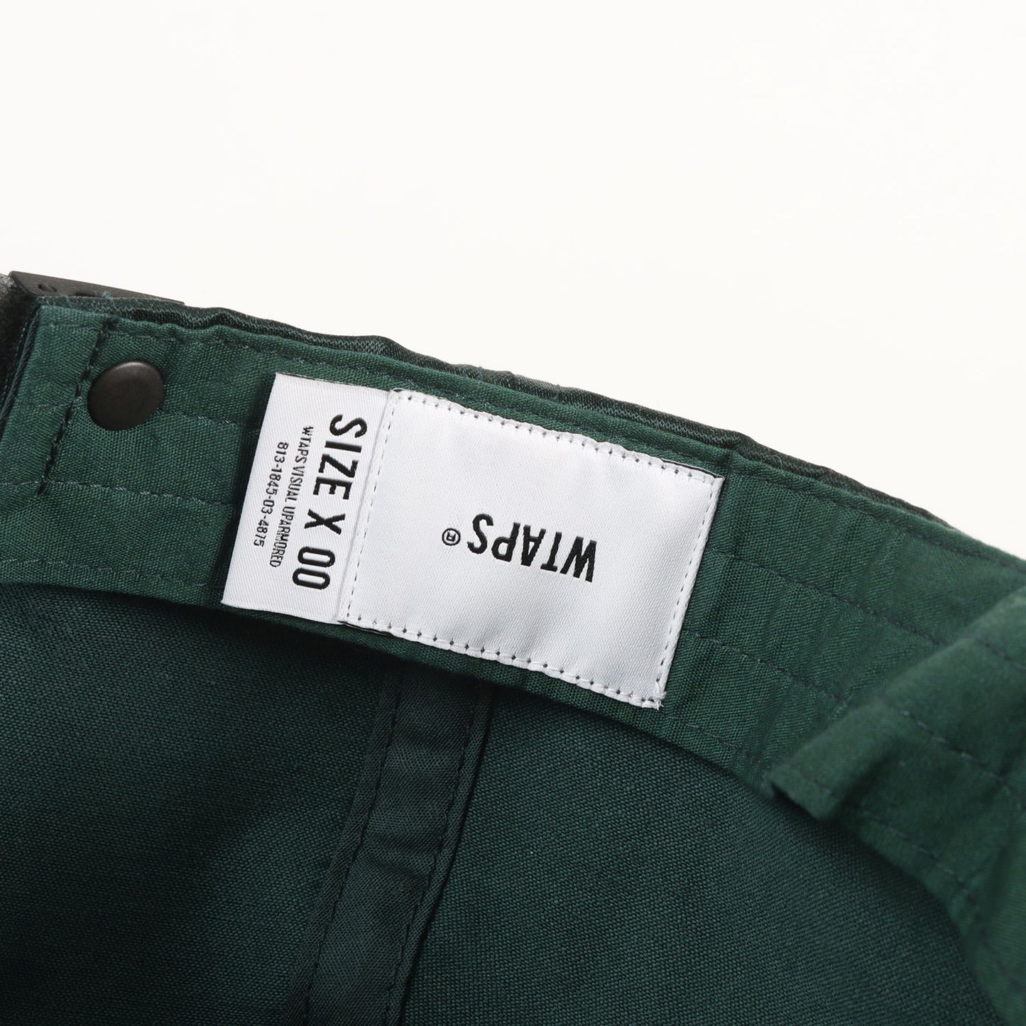 24SS ワッペン付き サテン 5パネルキャップ(MILITIA 02 / CAP / CTRY. SATIN. JD)