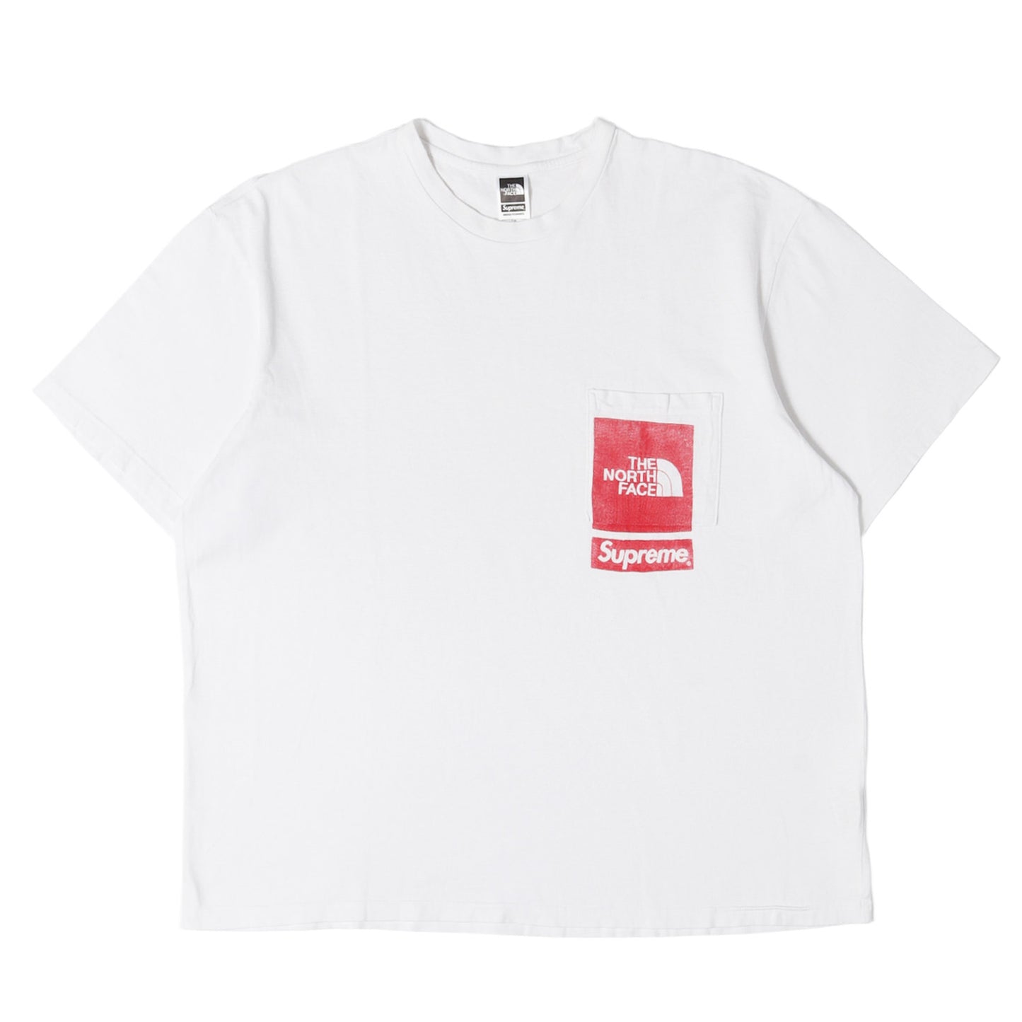 23SS ×THE NORTH FACE ロゴプリント ポケット Tシャツ(Printed Pocket Tee)