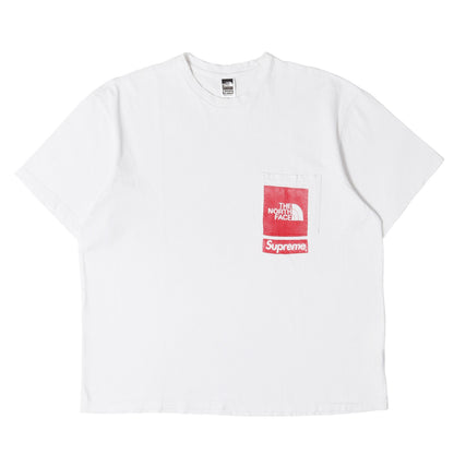 23SS ×THE NORTH FACE ロゴプリント ポケット Tシャツ(Printed Pocket Tee)