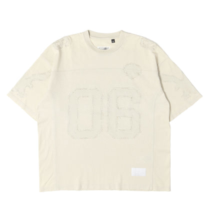 26SS ×MM6 Maison Margiela コットンメッシュ フットボール Tシャツ(Cotton Football Jersey)