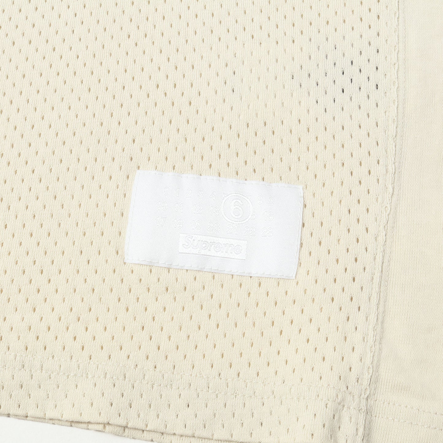 26SS ×MM6 Maison Margiela コットンメッシュ フットボール Tシャツ(Cotton Football Jersey)