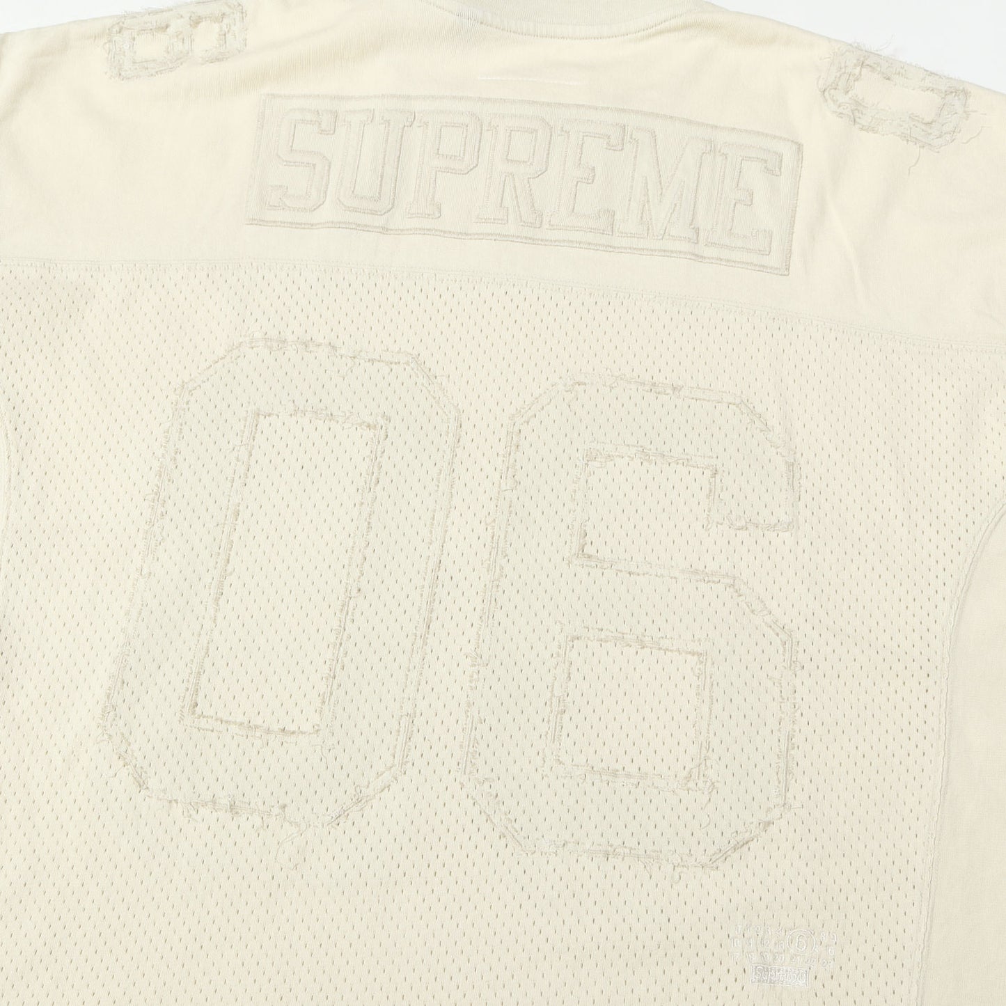 26SS ×MM6 Maison Margiela コットンメッシュ フットボール Tシャツ(Cotton Football Jersey)