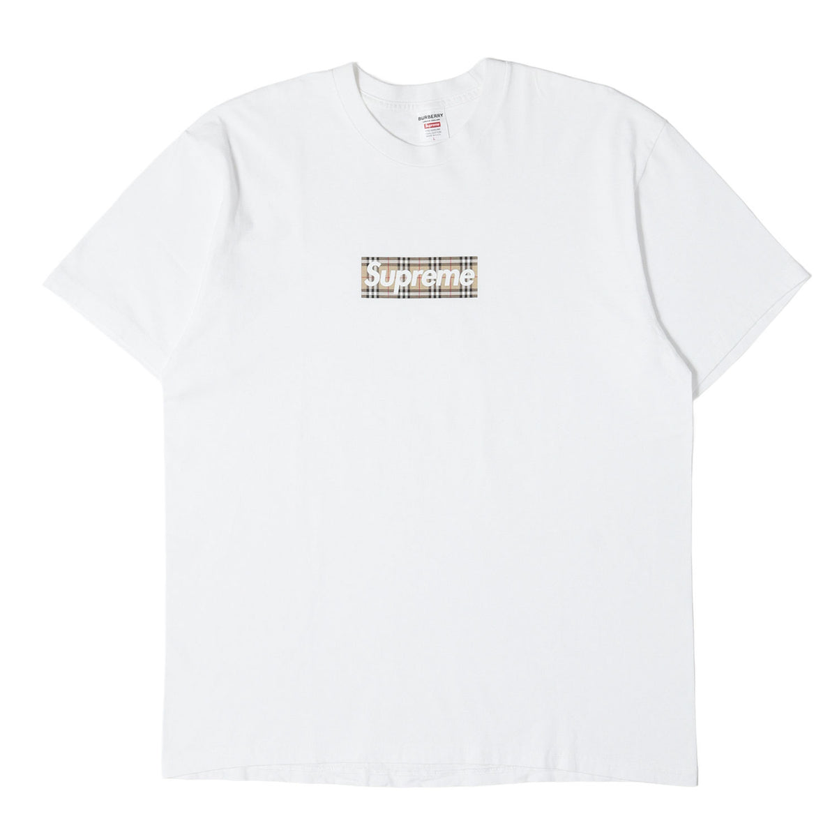 22SS ×BURBERRY ノバチェック BOXロゴ Tシャツ(Box Logo Tee)